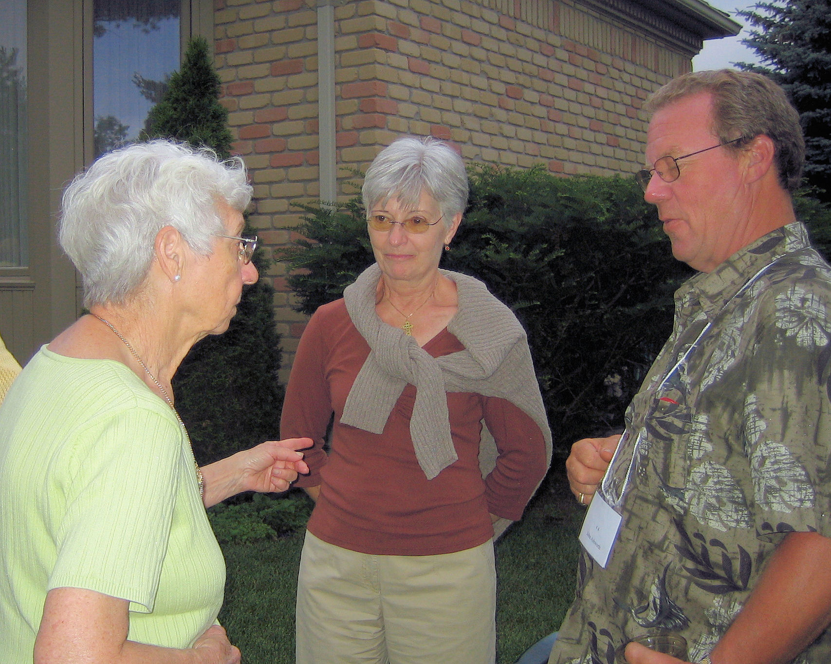 Anne Foster, Margaret Gardner and John Ashworth 